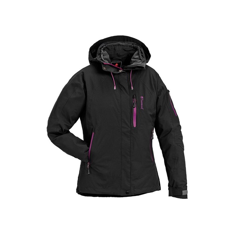 PINEWOOD ISABERG DAMEJAKKE SVART/ROSA